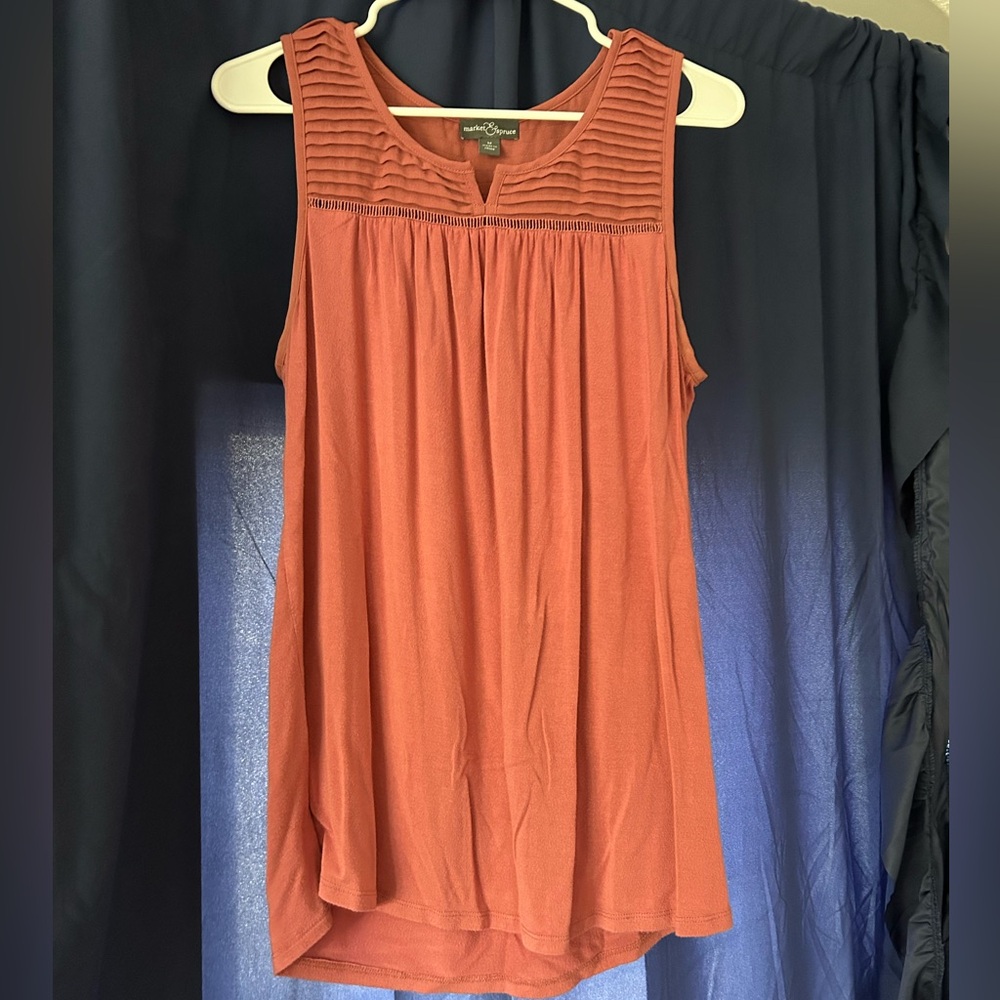 Market & Spruce Tank Top, Dark Pink, size M
